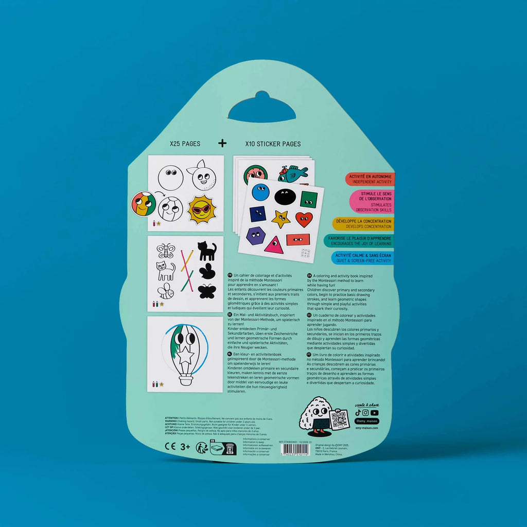OMY :: Montessori Big Stickers Book