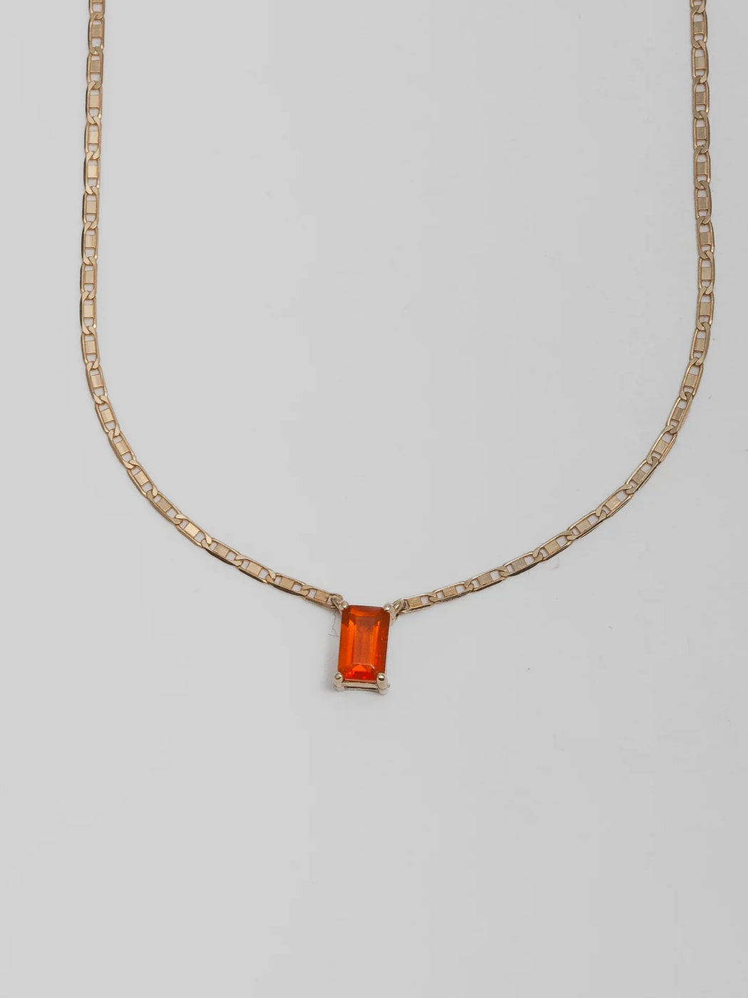 Loren Stewart :: Fire Opal Valentino Necklace