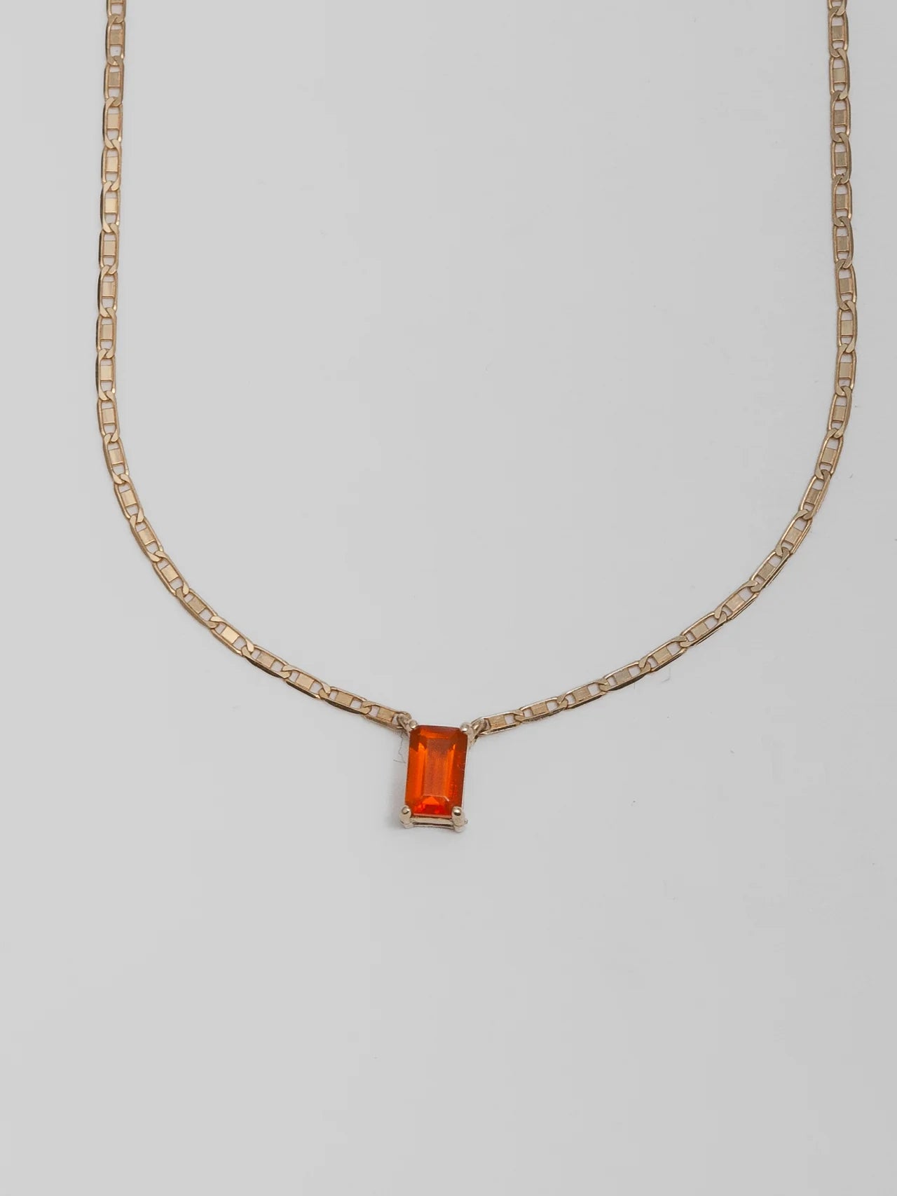Loren Stewart :: Fire Opal Valentino Necklace