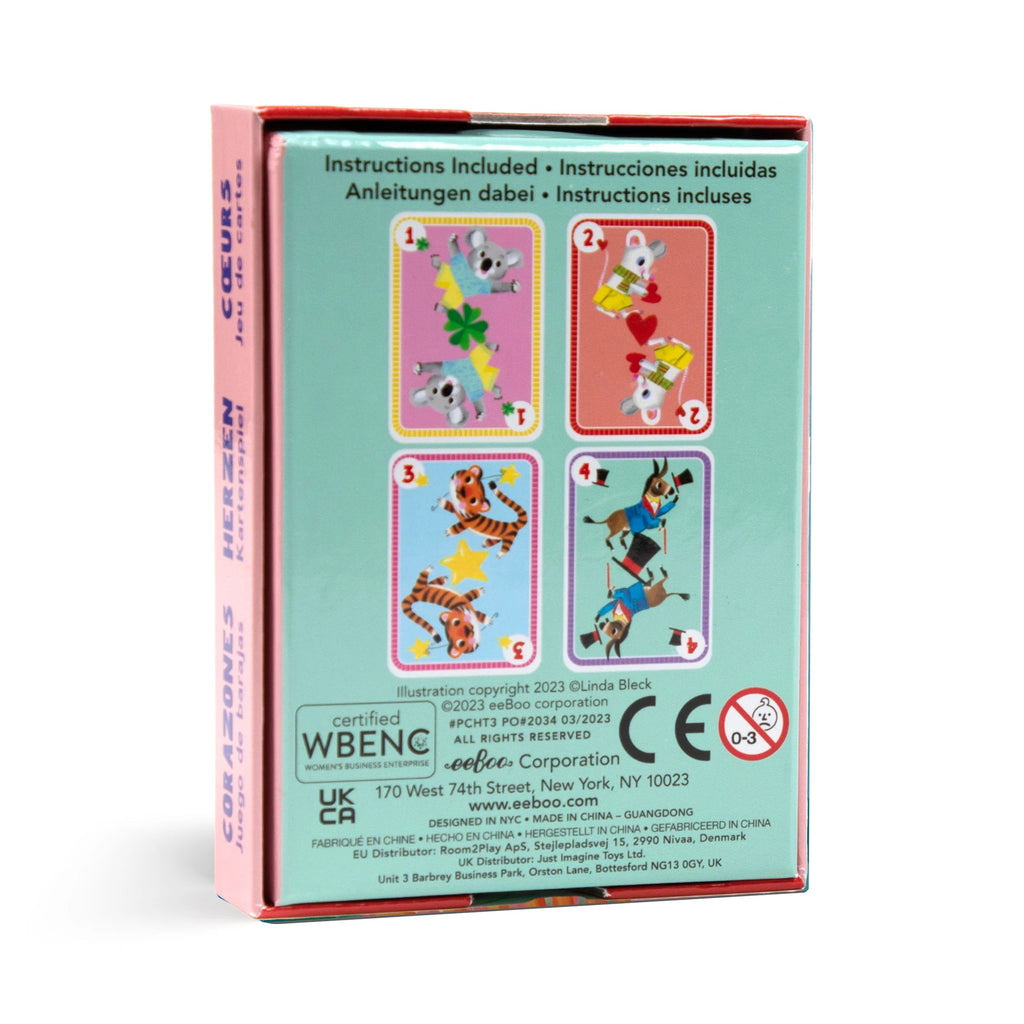 Eeboo :: Hearts Playing Cards