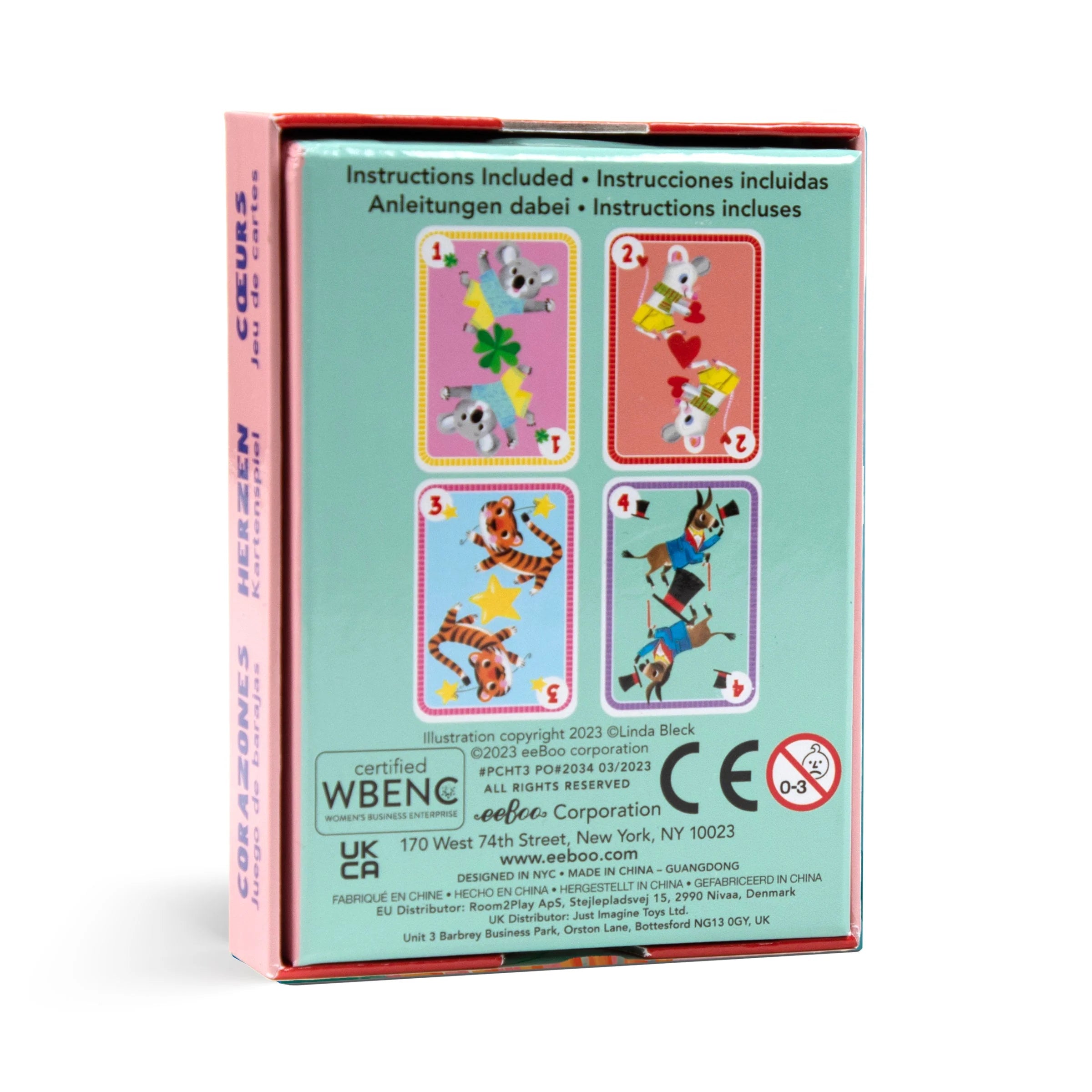 Eeboo :: Hearts Playing Cards