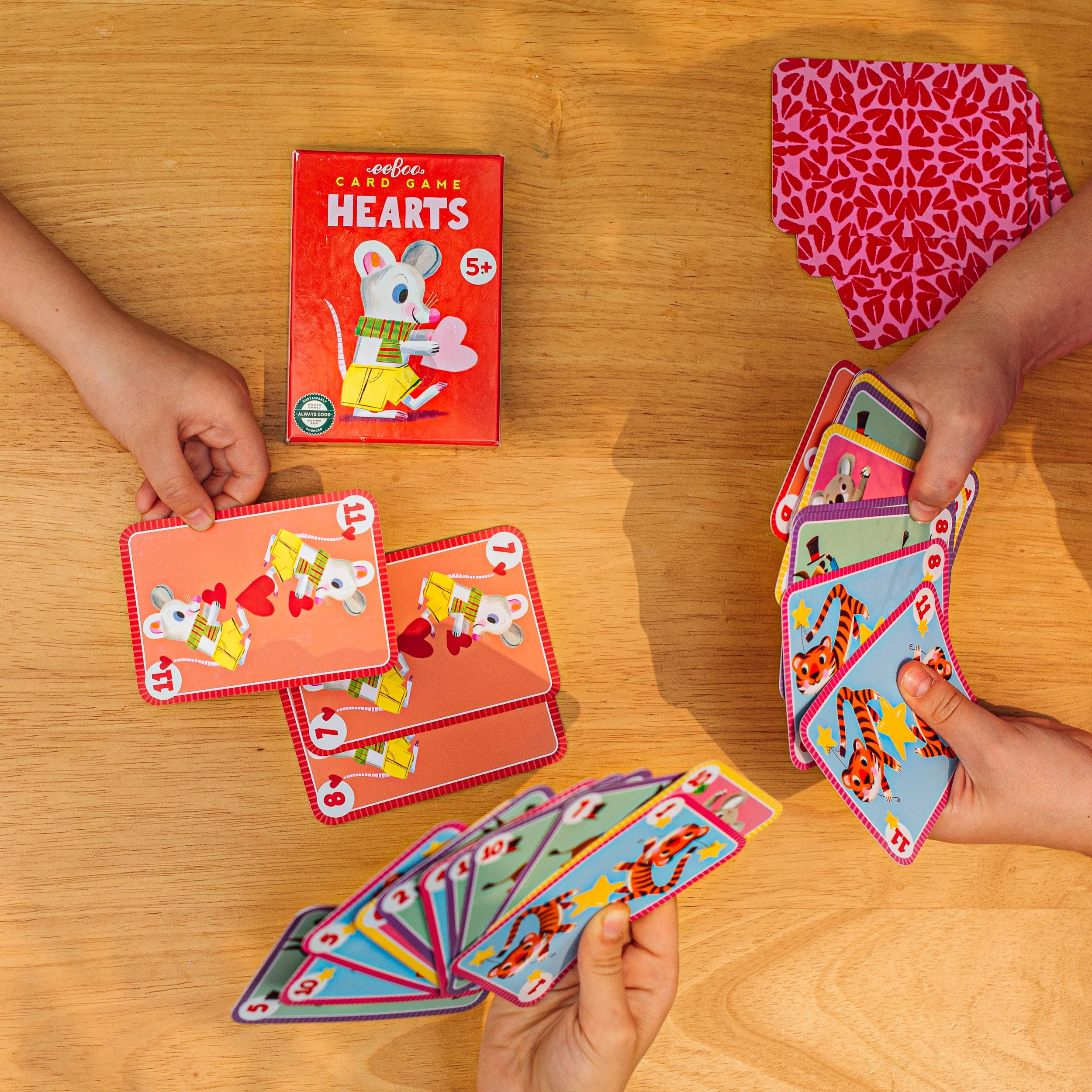 Eeboo :: Hearts Playing Cards