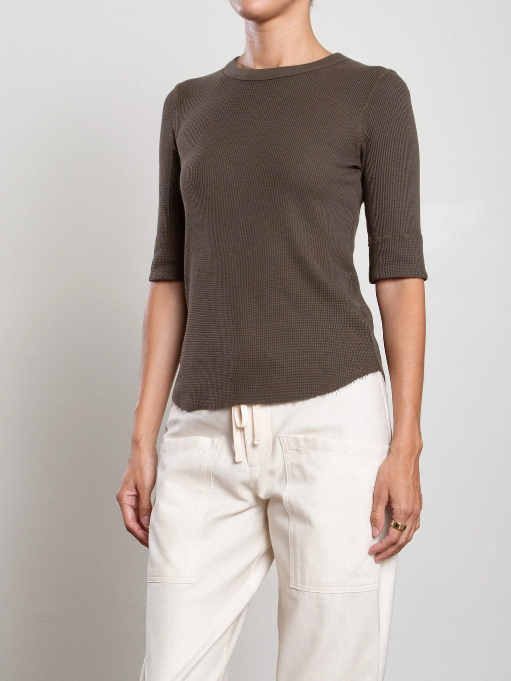 Pharaoh :: Giada Slim Thermal Crew, Moss