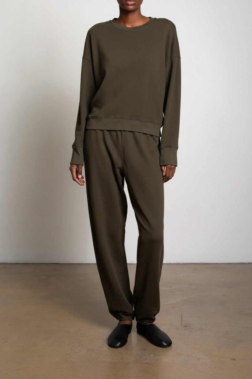Pharaoh Collection :: Milo French Terry Sweatpant, Moss