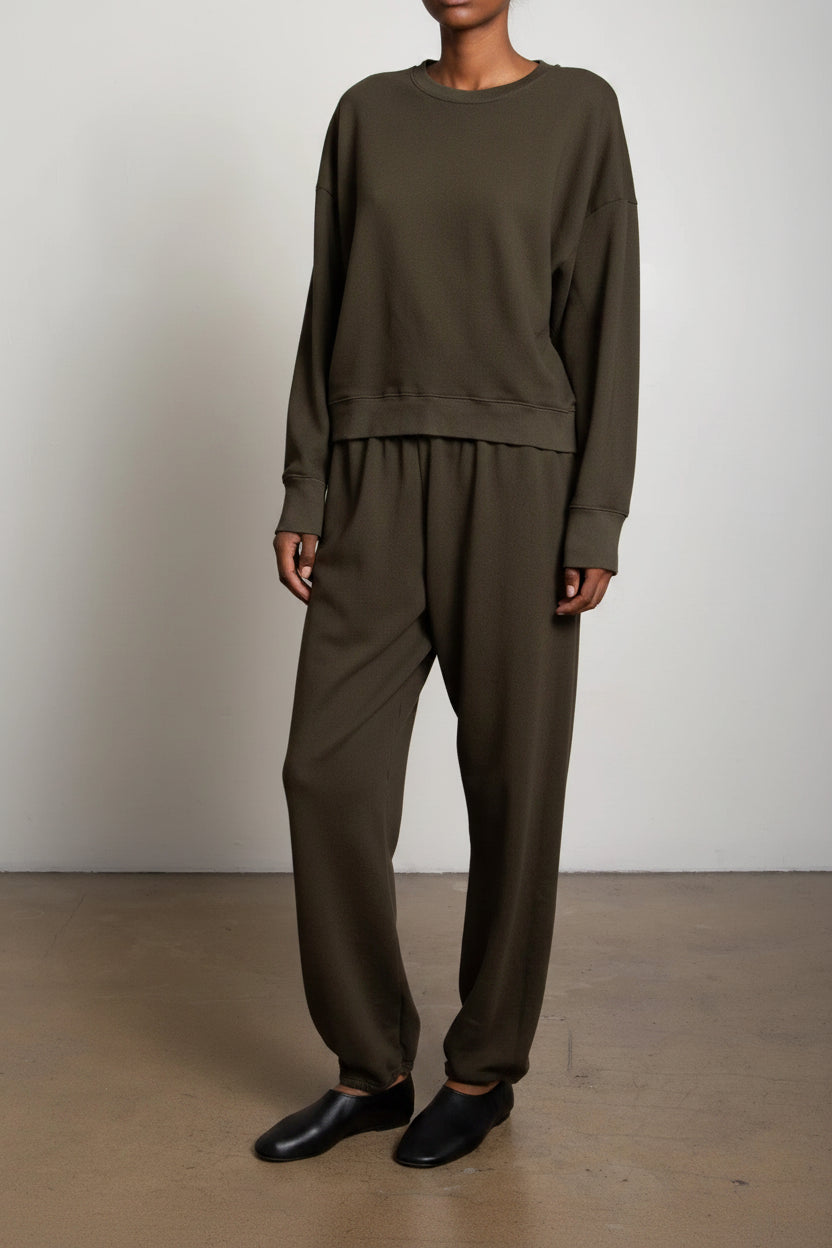 Pharaoh Collection :: Milo French Terry Sweatpant, Moss