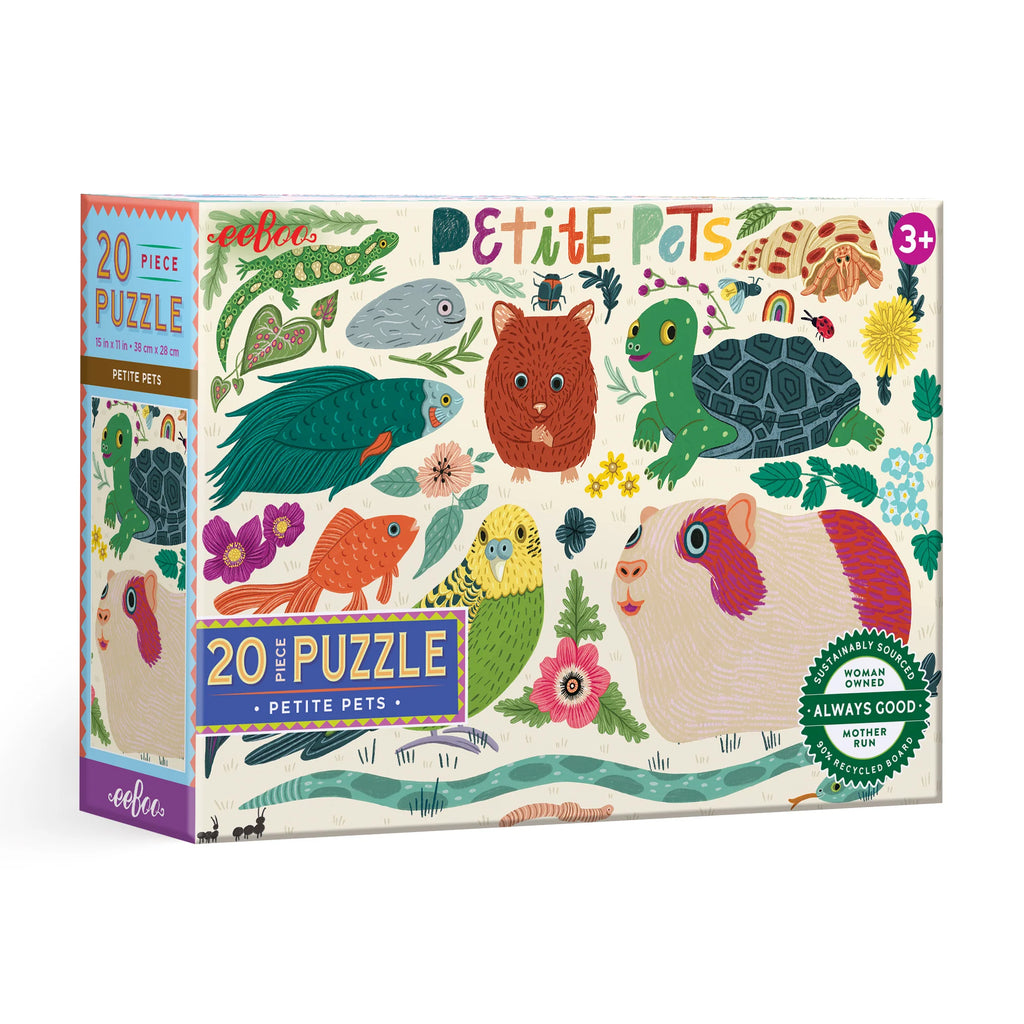 Eeboo :: Petite Pets 20 Piece Puzzle