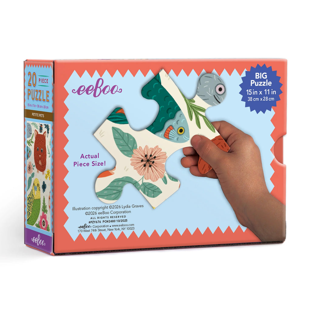 Eeboo :: Petite Pets 20 Piece Puzzle