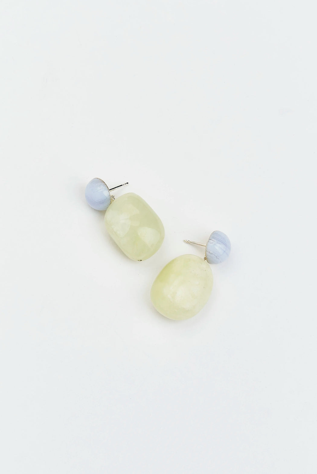 Mussels & Muscles :: Pebbles Earrings BlueJade No.1