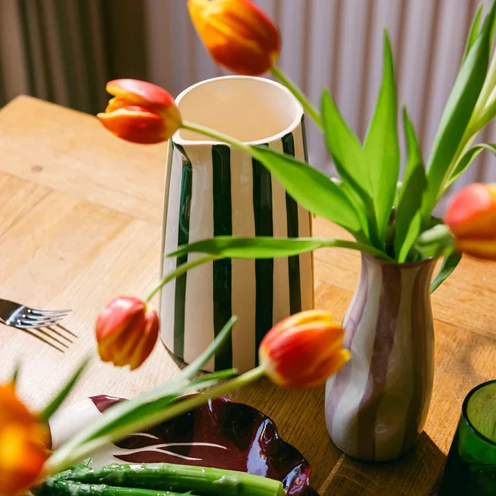 Musango :: Candy Stripe Pitcher, Moss
