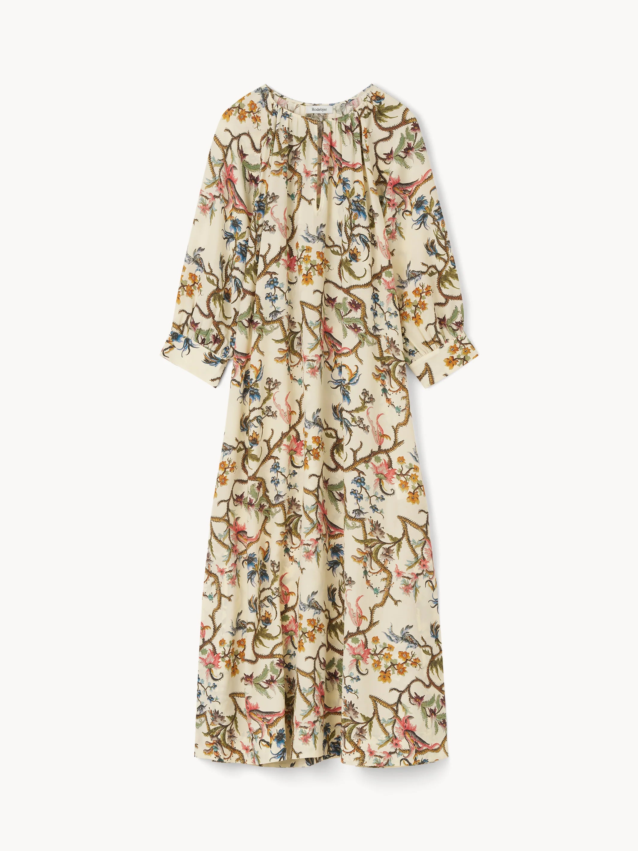 Rodebjer :: Windy Silk Dress, Trailing Print