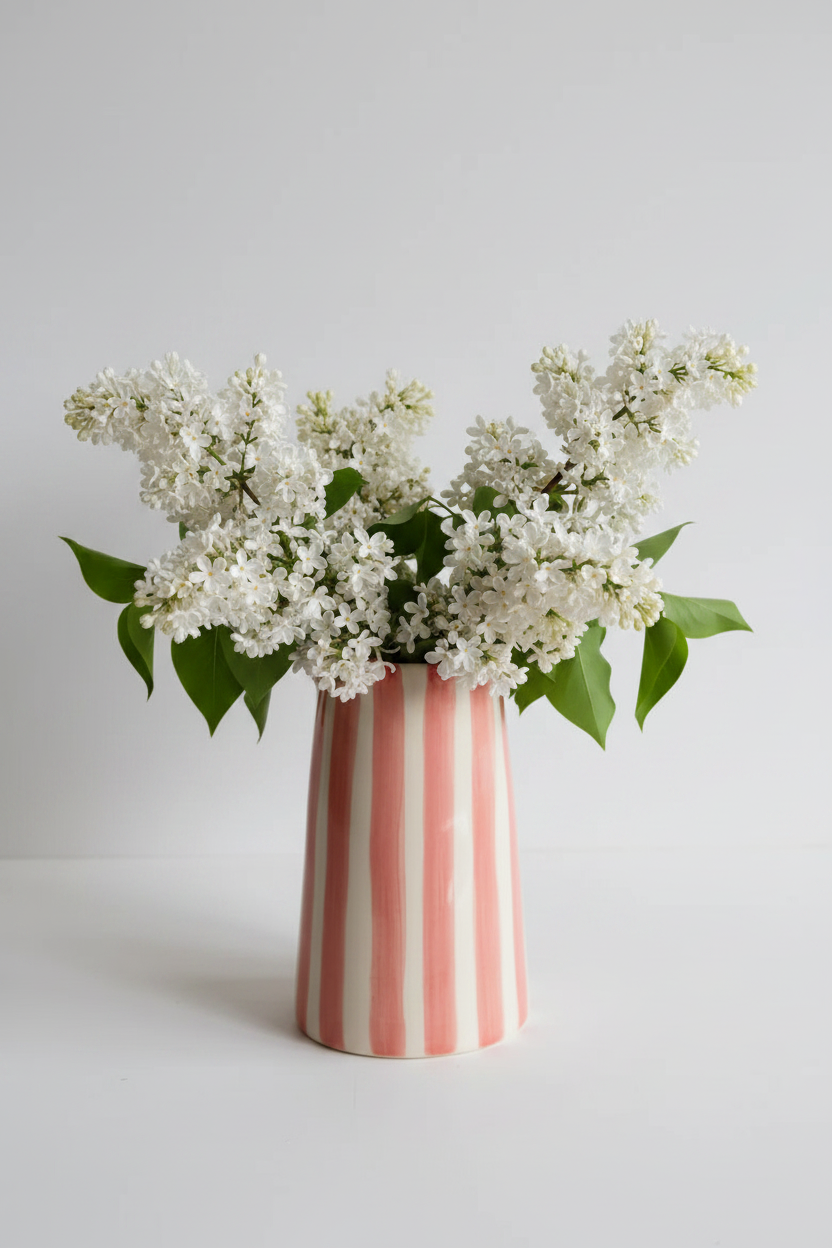 Musango :: Candy Stripe Pitcher, Rose