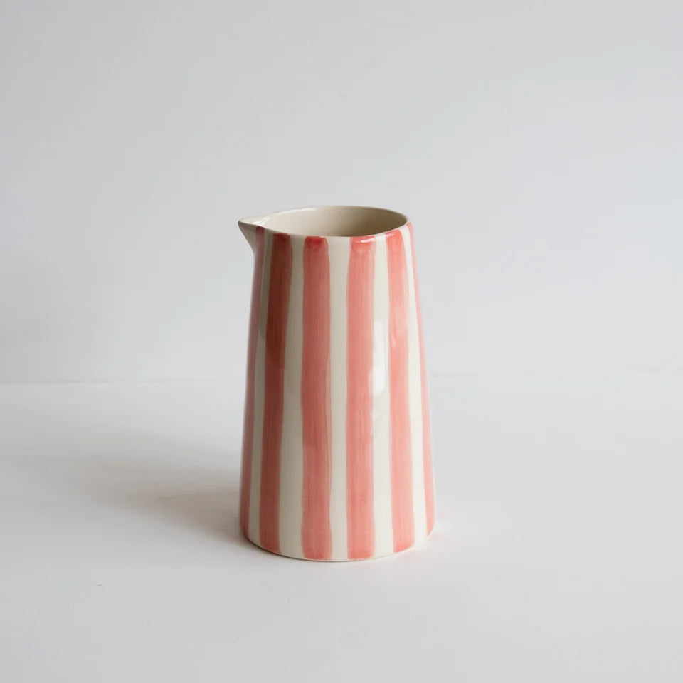 Musango :: Candy Stripe Pitcher, Rose