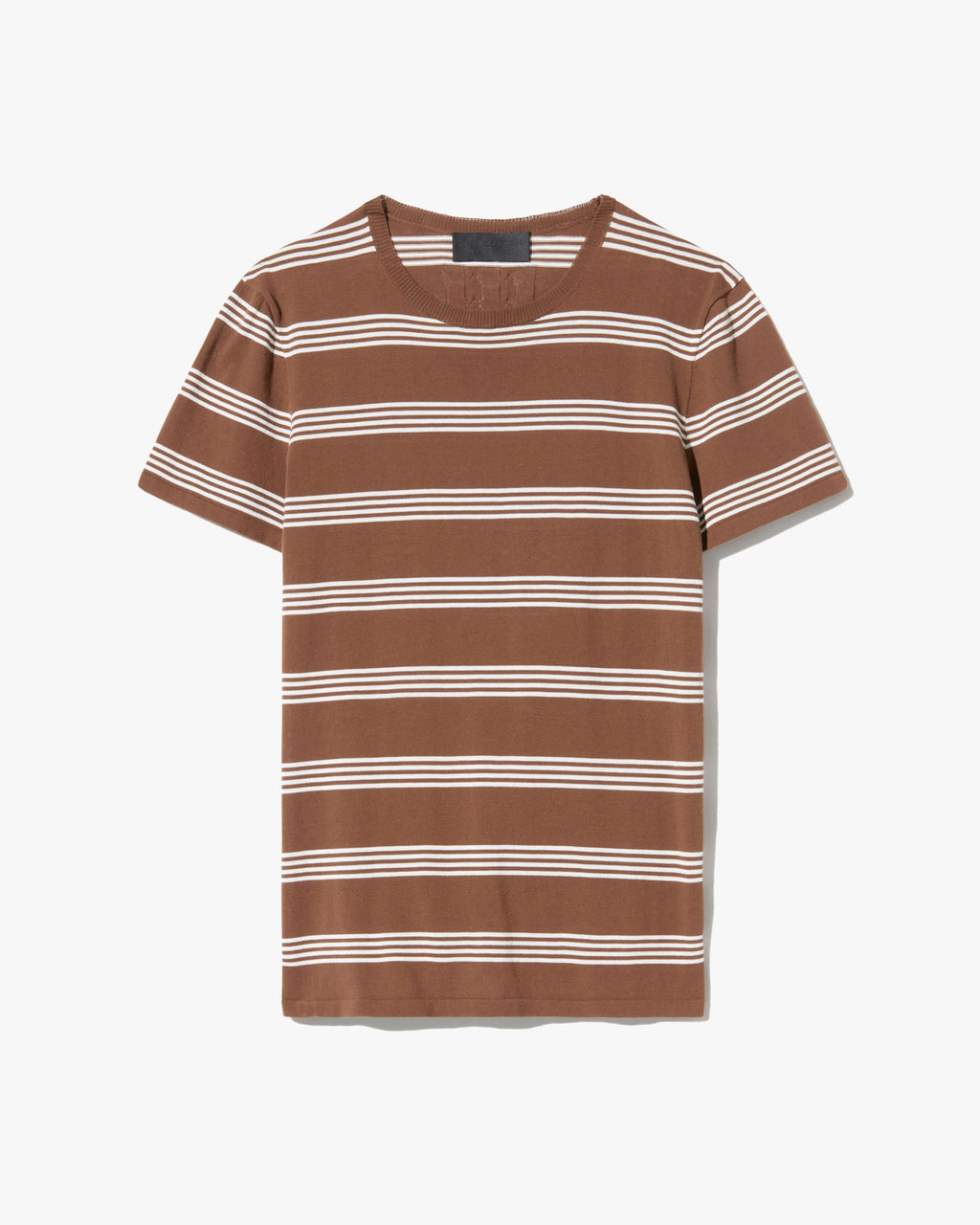 Nili Lotan :: Lanise Stripe Sweater, Brown/Ivory