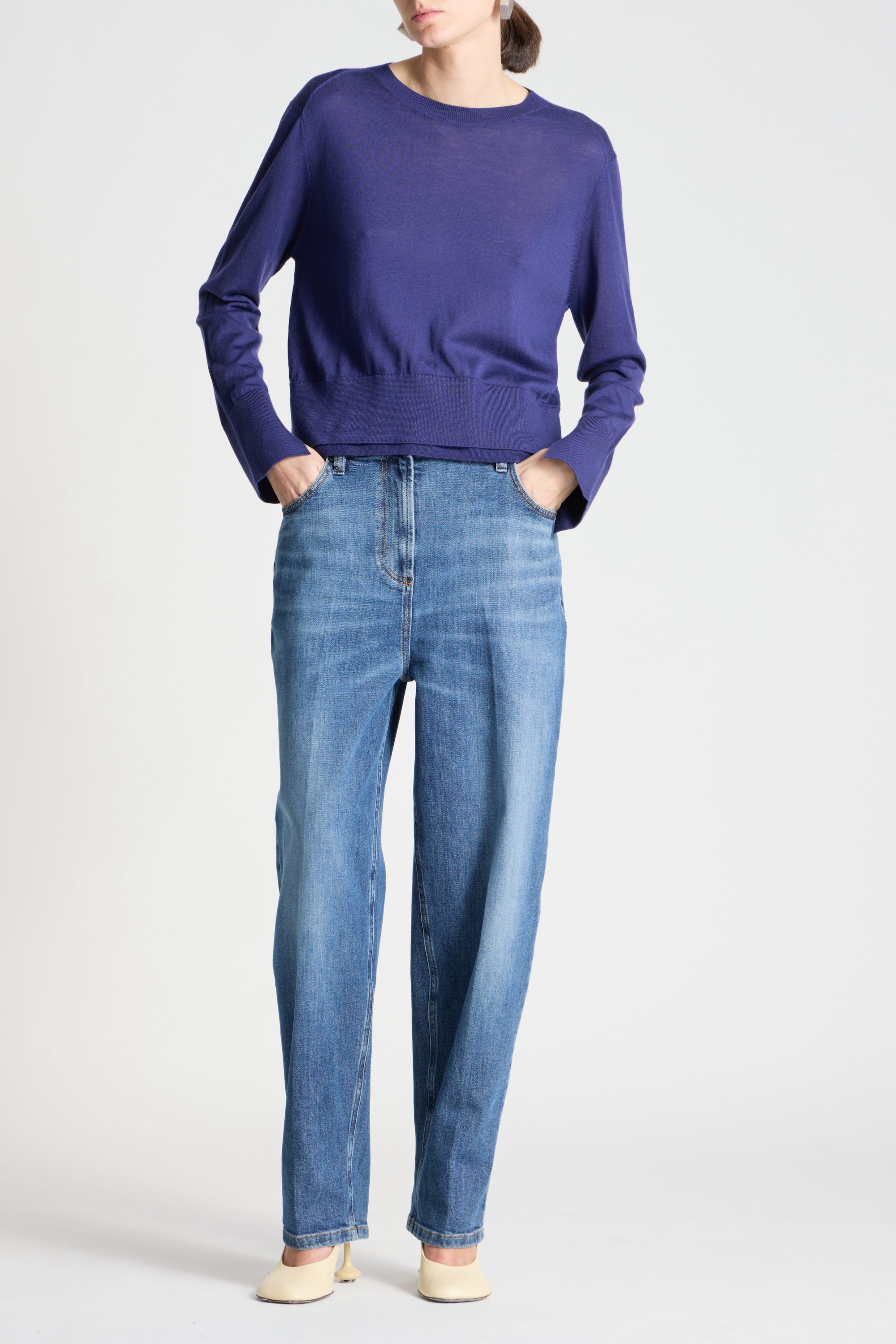 Saint Art :: Elodie Layered Crewneck Knit