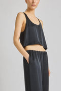 Saint Art :: Lodi Cropped Tank, Black