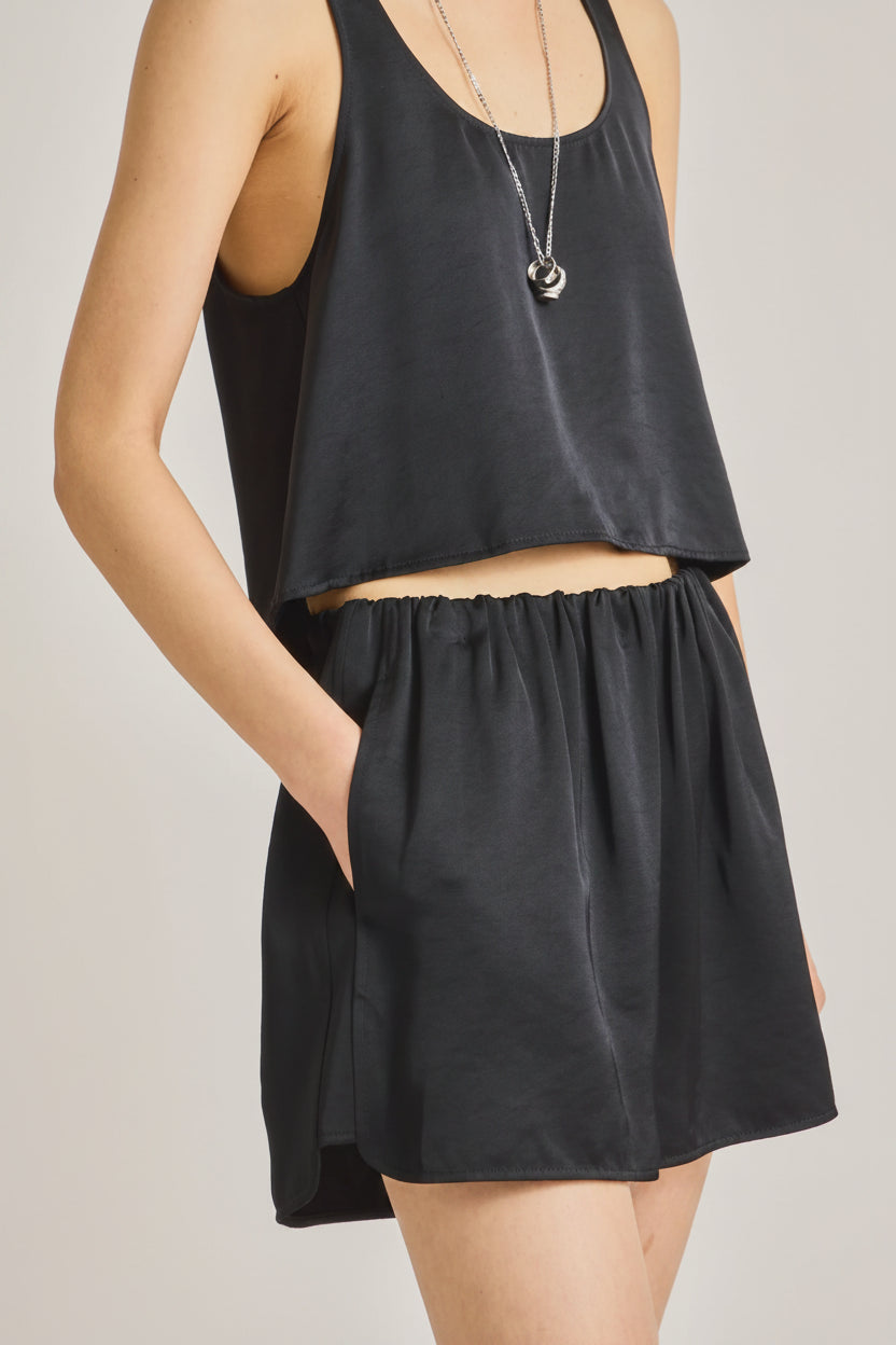 Saint Art :: Paige Pull-On Short, Black