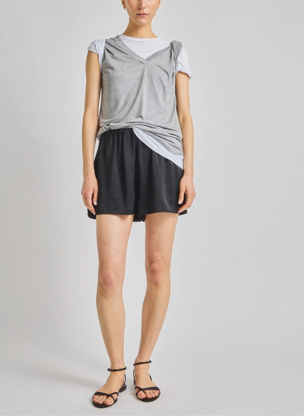 Saint Art :: Paige Pull-On Short, Black