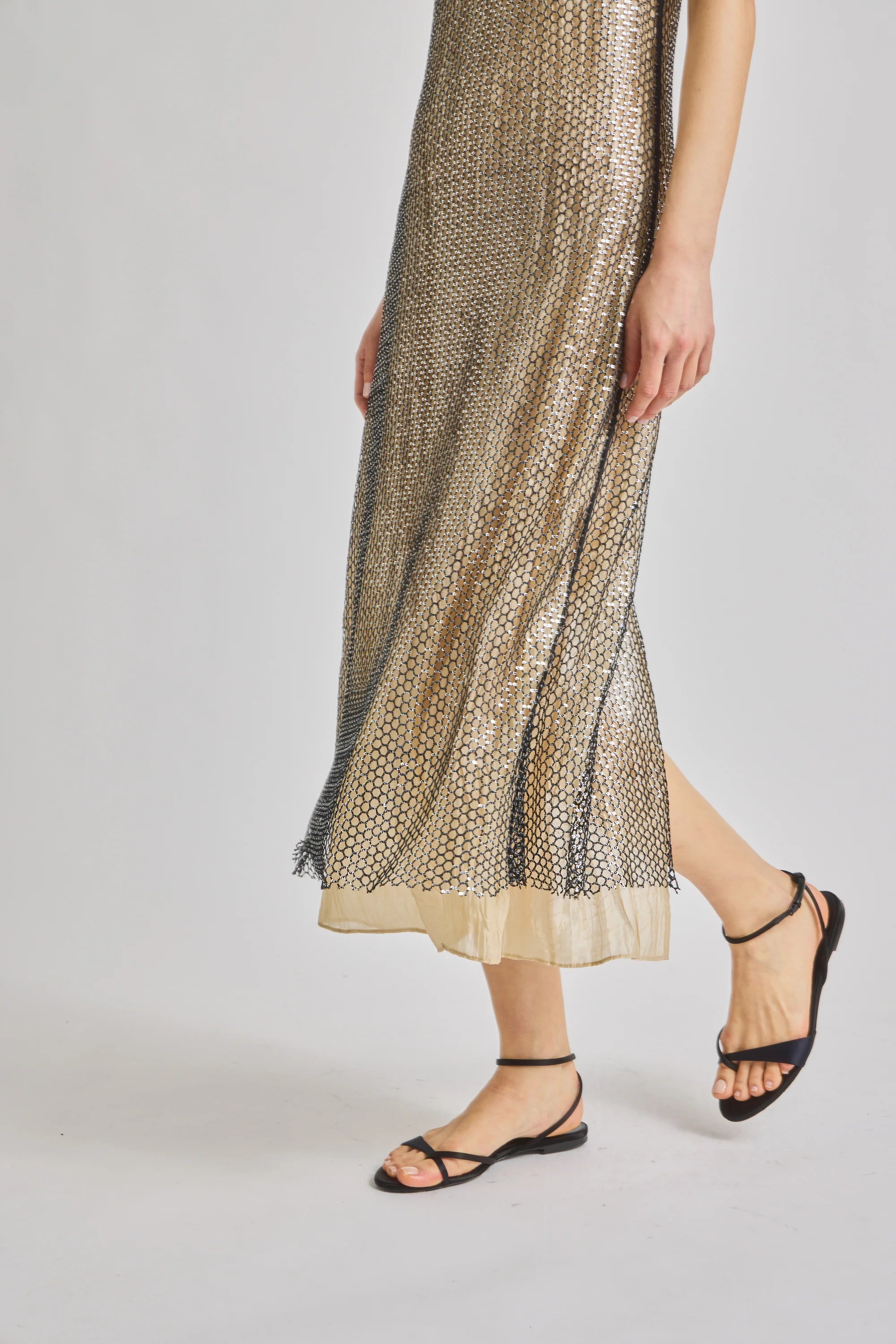 Saint Art :: Orleans Mesh Sequin Dress, Black – Lake