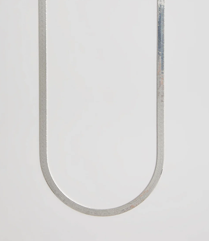 Loren Stewart :: Sterling Silver Herringbone Necklace