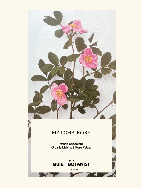 The Quiet Botanist :: Matcha Rose Bar