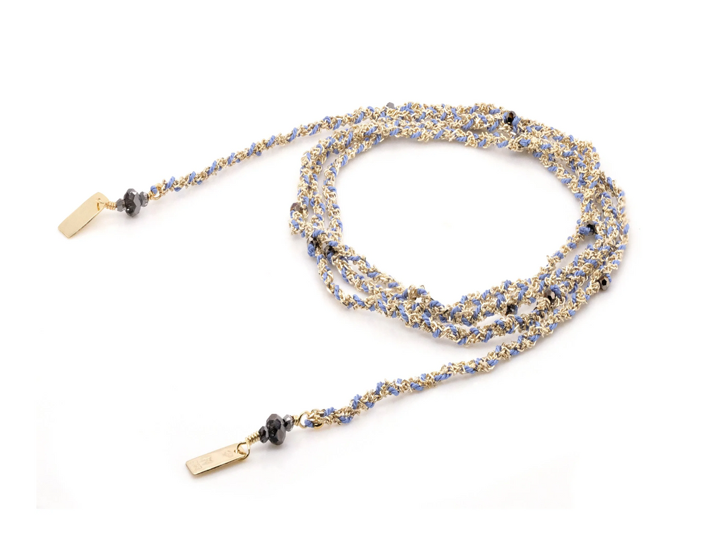 Marie Laure Chamorel :: Wrap Necklace, Gold 182