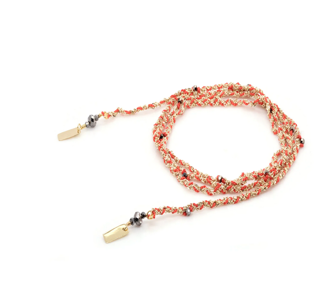 Marie Laure Chamorel :: Wrap Necklace, Gold 182