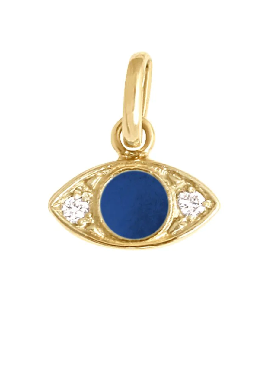 Gigi Clozeau :: Resin Eye Pendant w/ Diamonds