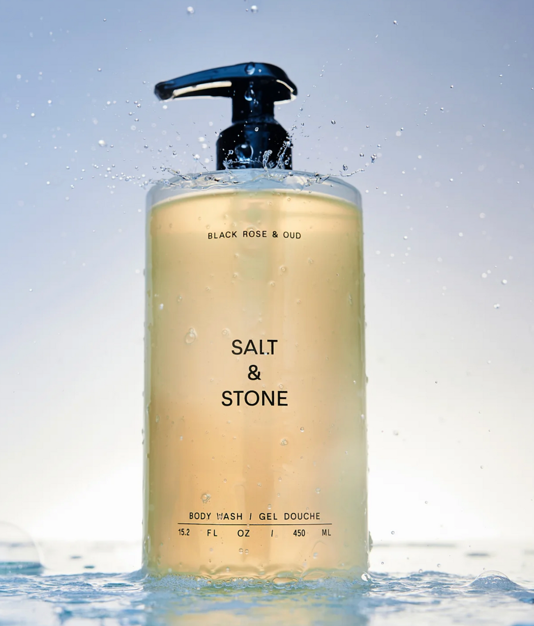 Salt & Stone :: Body Wash, Black Rose & Oud 15.2 oz.