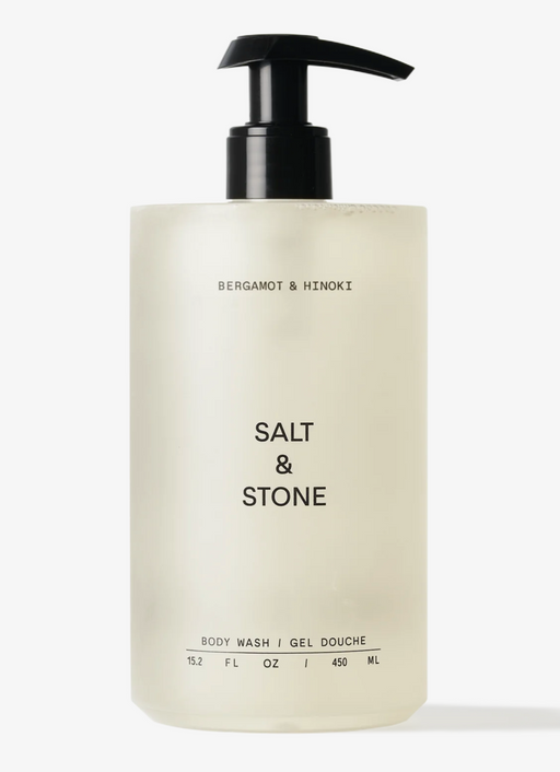 Salt & Stone :: Body Wash, Bergamot & Hinoki Gel 15.2oz.