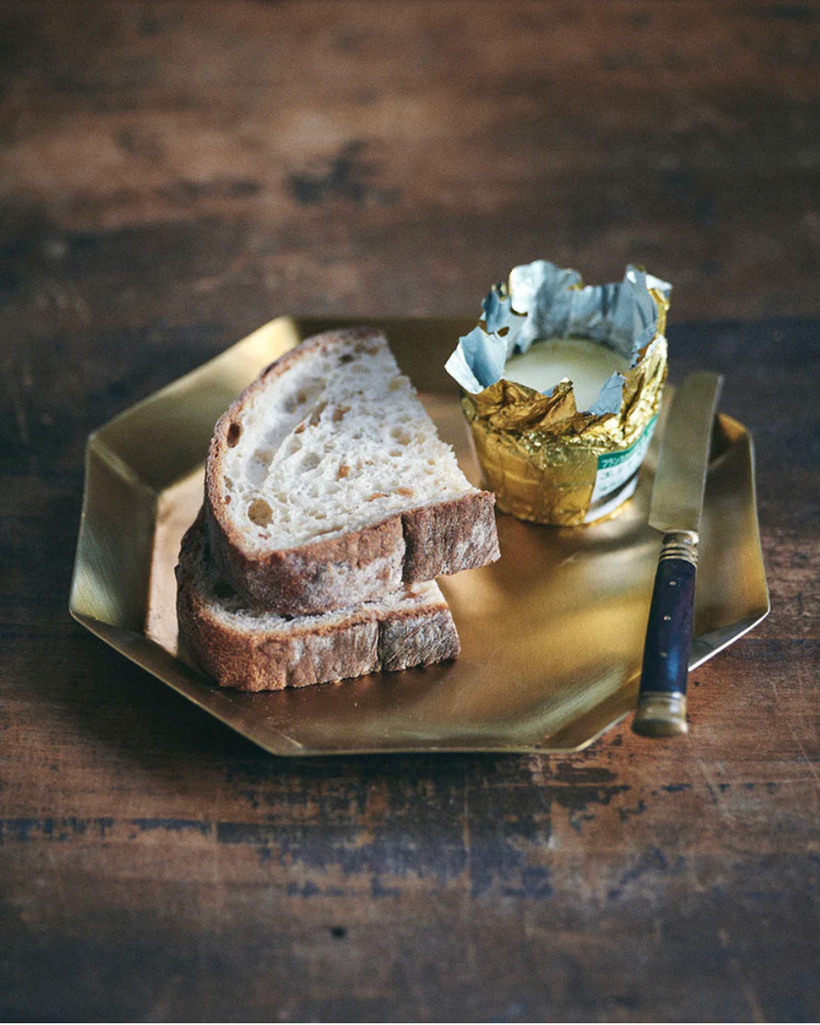 Fog Linen :: Brass Octagon Plate, L