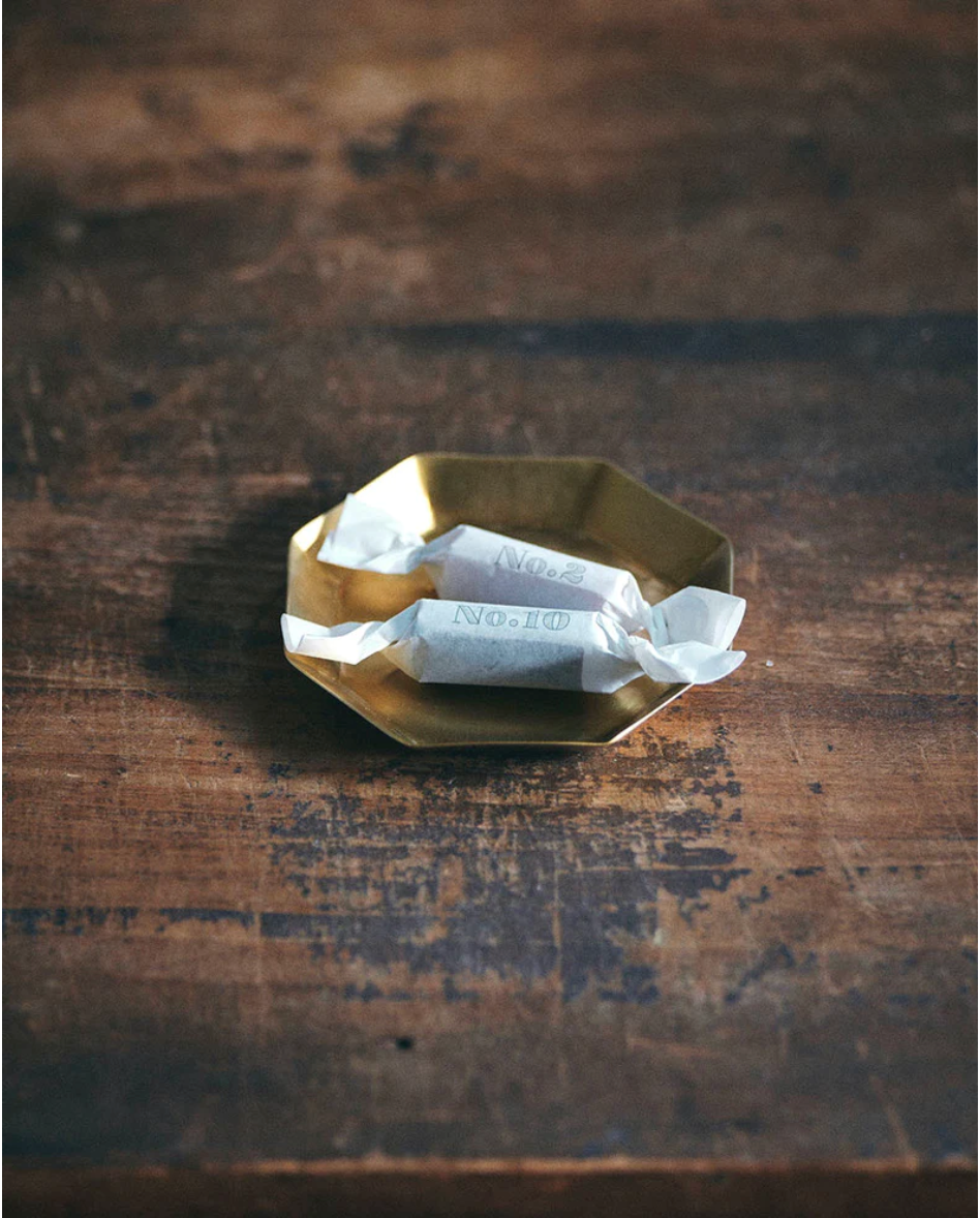 Fog Linen :: Brass Octagon Plate, S