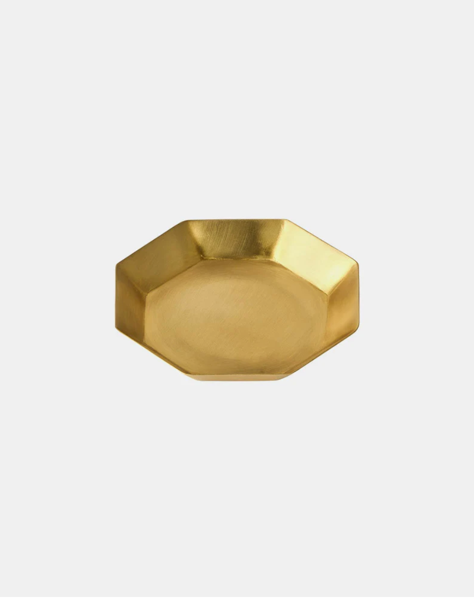 Fog Linen :: Brass Octagon Plate, S
