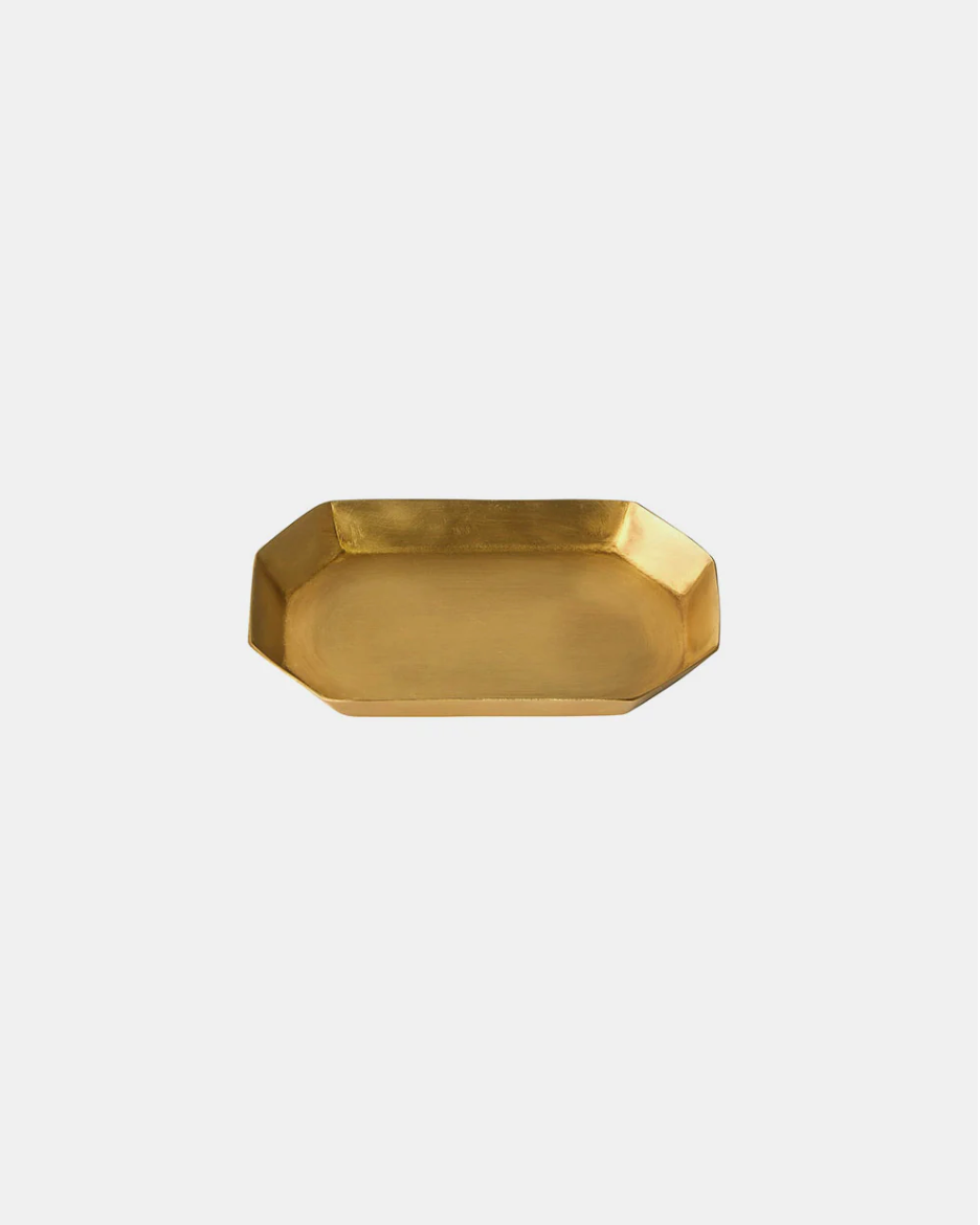 Fog Linen :: Brass Octagon Plate, XS