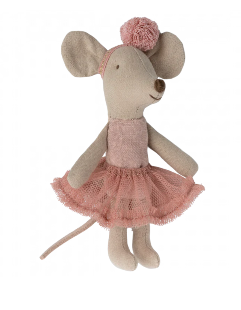 Maileg :: Little Sister Ballerina Mouse, Rose