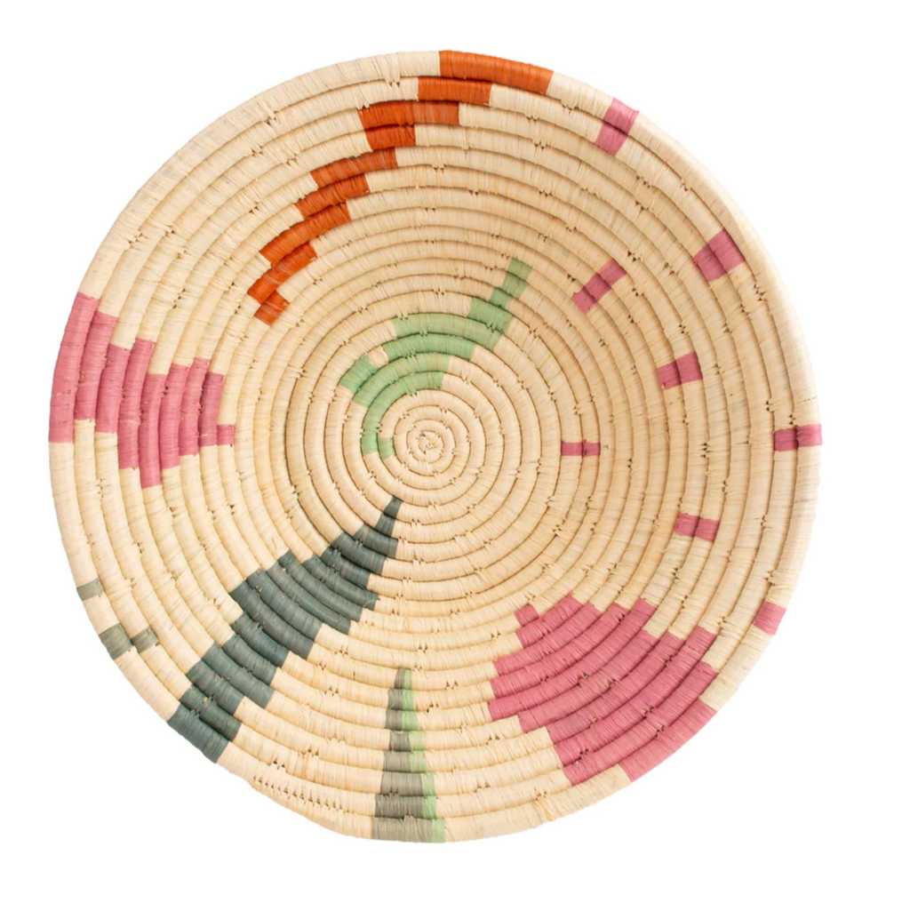 Kazi :: 12" Bloom Woven Bowl - Flora