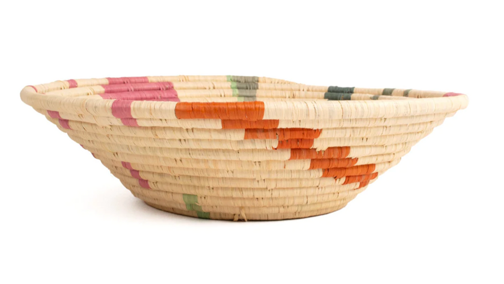 Kazi :: 12" Bloom Woven Bowl - Flora