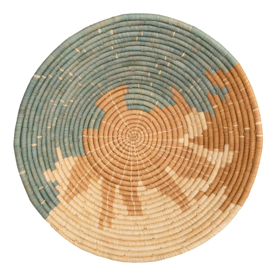 Kazi :: 16" Woodland Woven Bowl - Driftwood