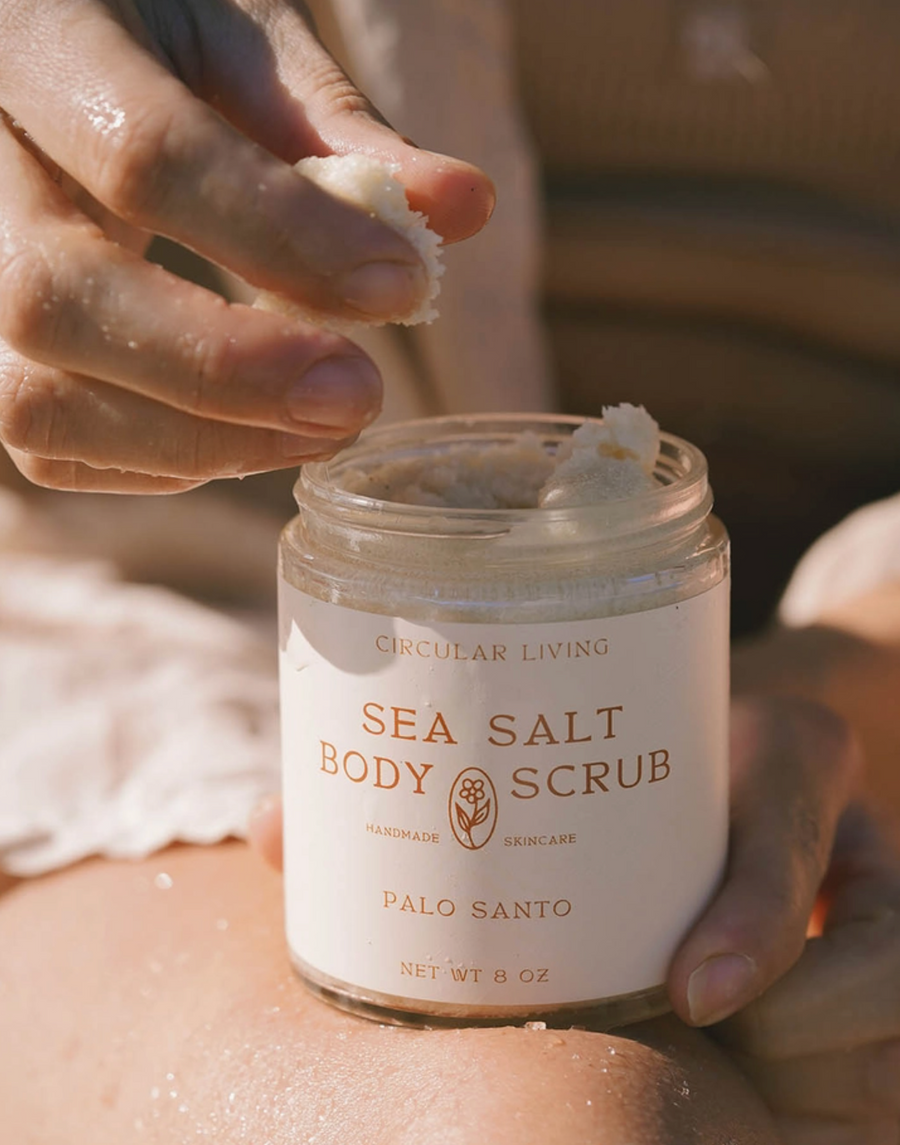 Circular Living :: Sea Salt Body Scrub, Palo Santo