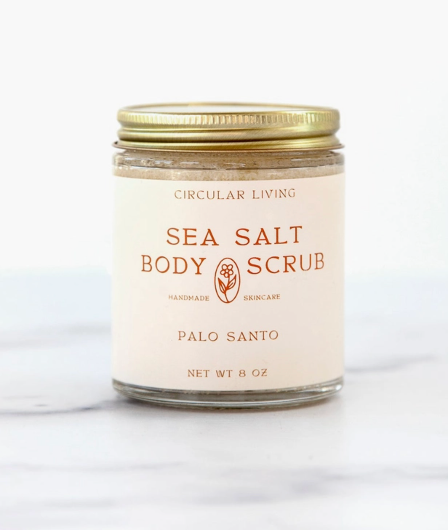 Circular Living :: Sea Salt Body Scrub, Palo Santo