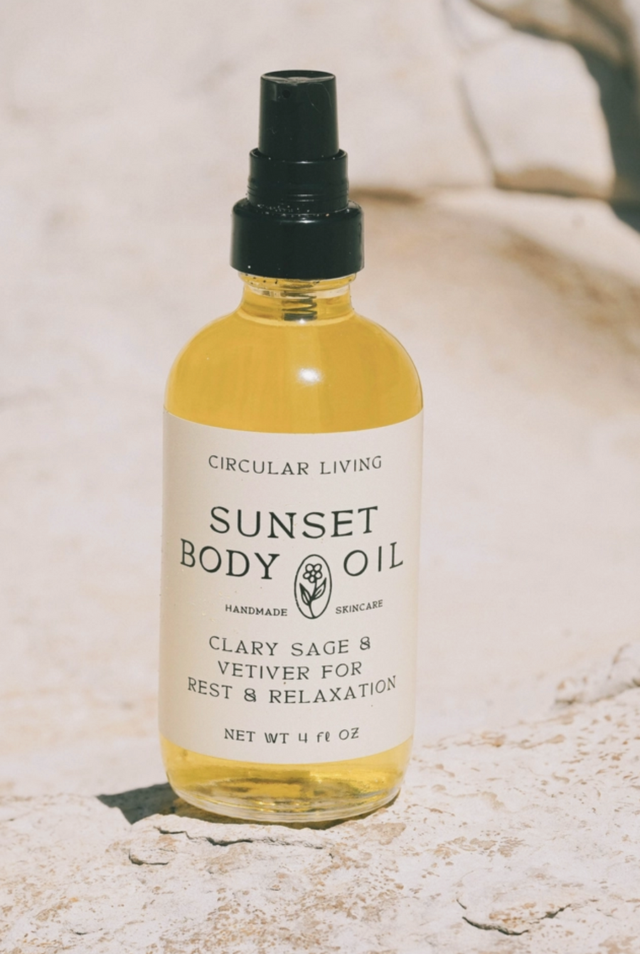 Circular Living :: Sunset Body Oil, Clary Sage