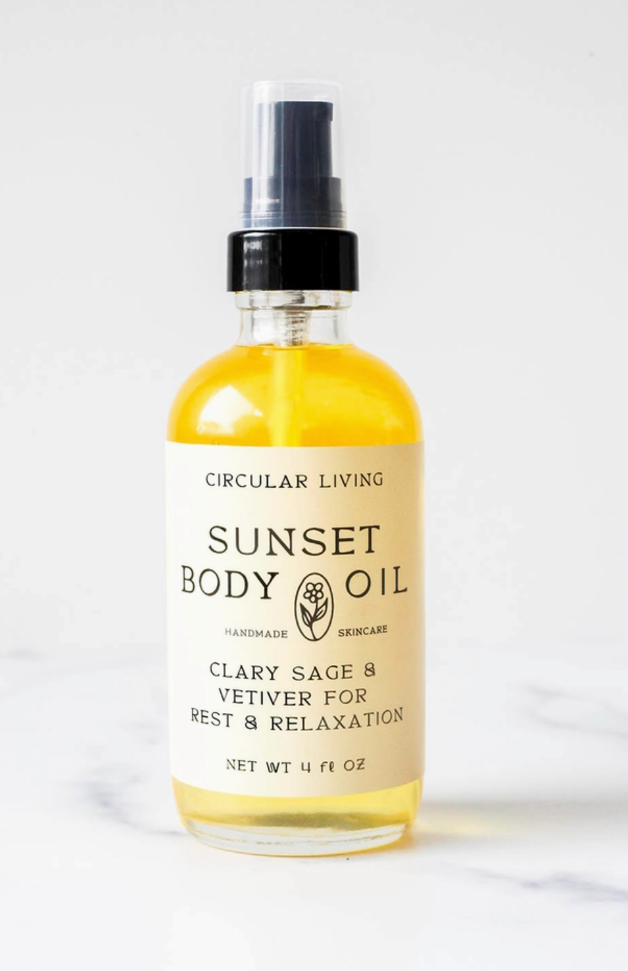 Circular Living :: Sunset Body Oil, Clary Sage