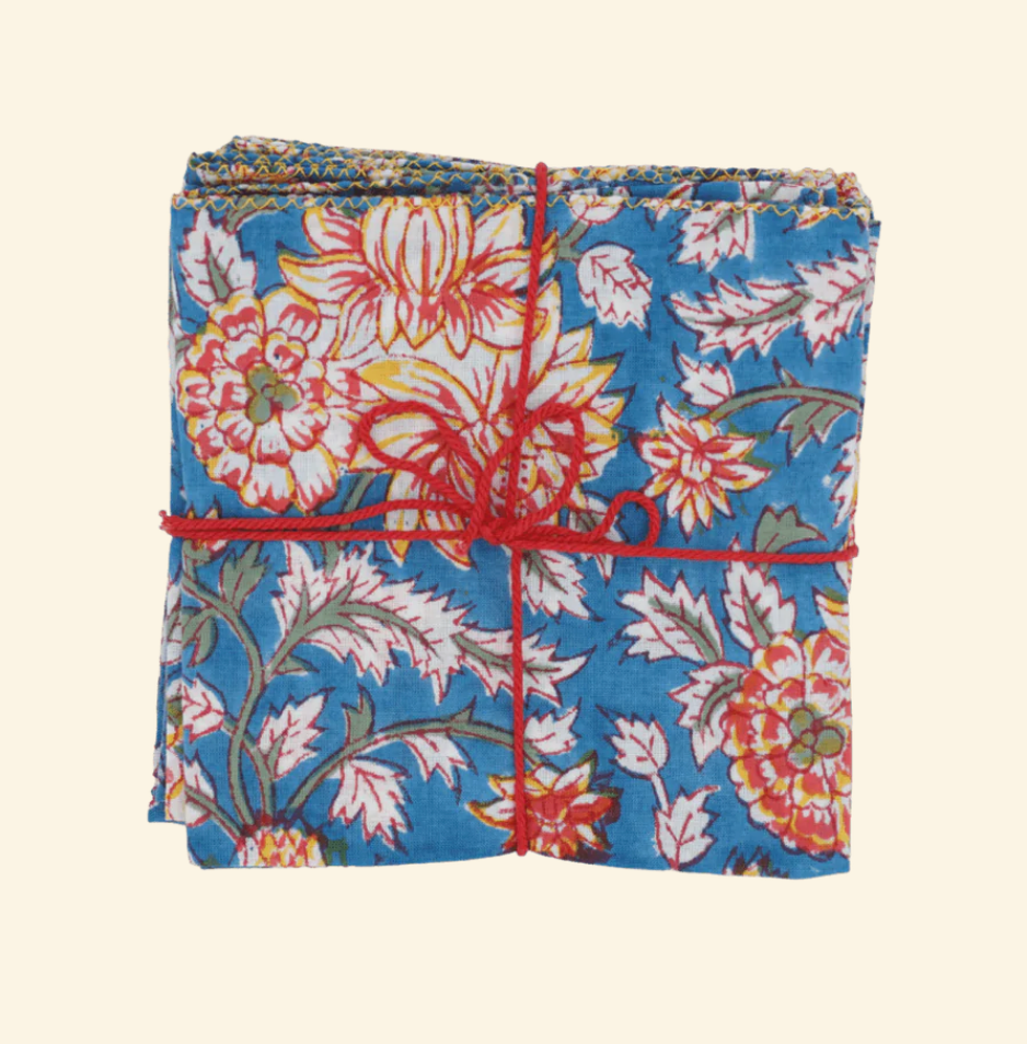 Suzette :: Table Napkins S/4, assorted florals