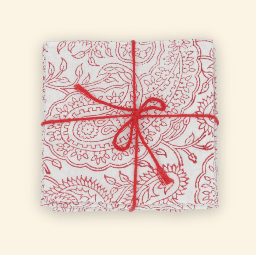 Suzette :: Table Napkins S/4, assorted florals