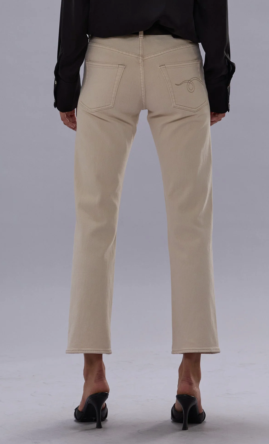 R13 :: Romeo Jean, Ecru Stretch