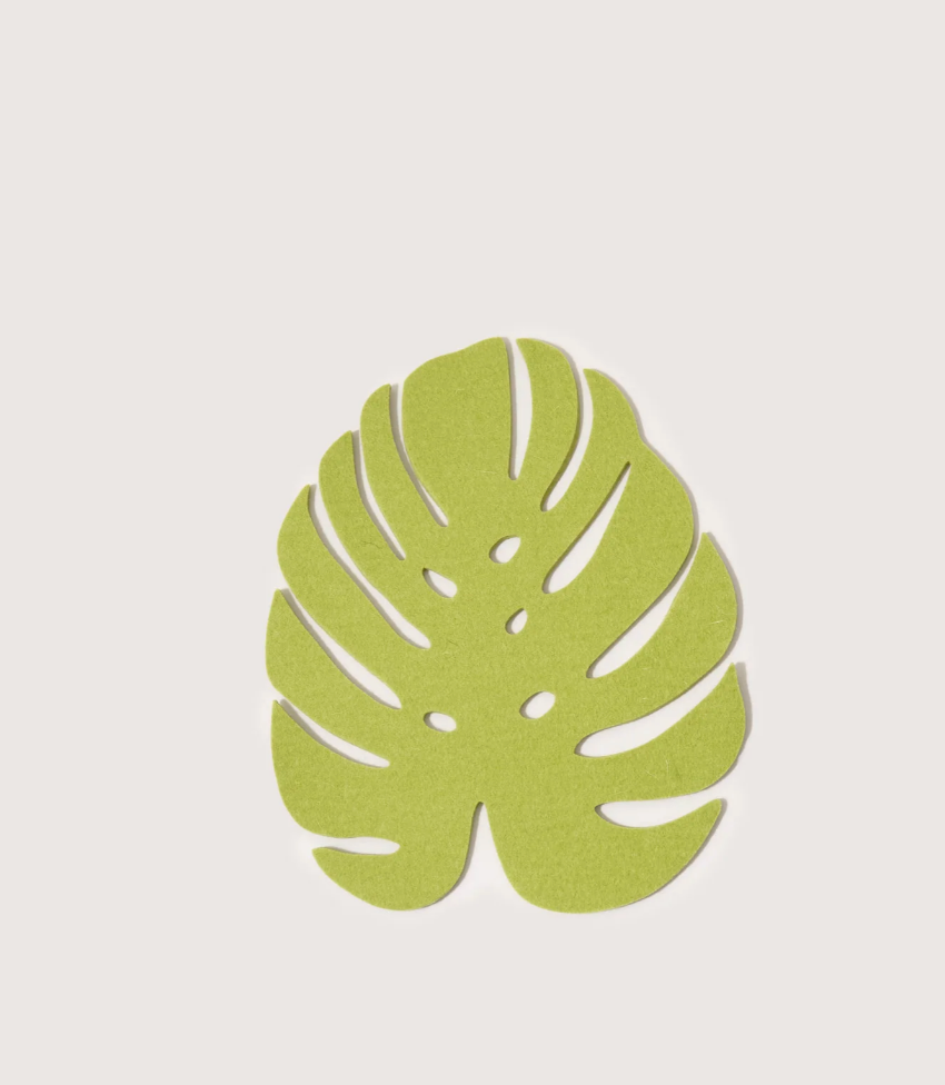 Graf Lantz :: Monstera Leaf Felt Trivet, Medium