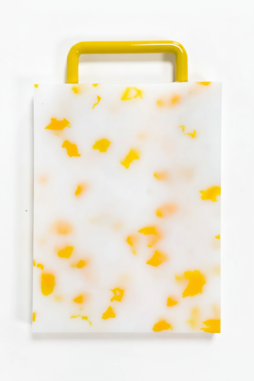 Fredericks & Mae :: Cutting Board Yellow/White, Small