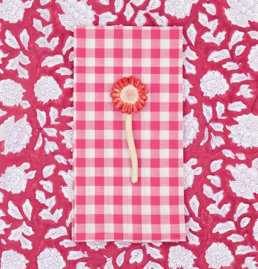 Suzette :: Table Napkins S/4, assorted Checks