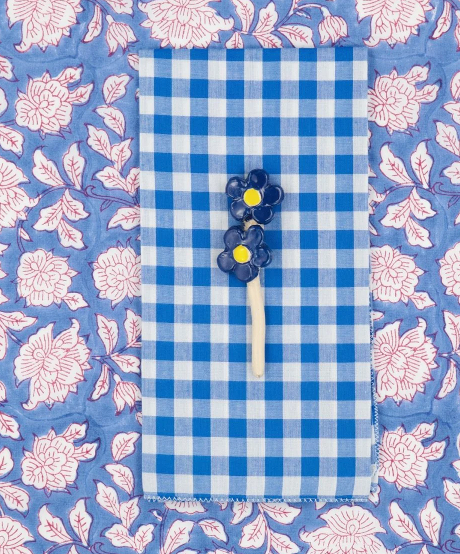 Suzette :: Table Napkins S/4, assorted Checks
