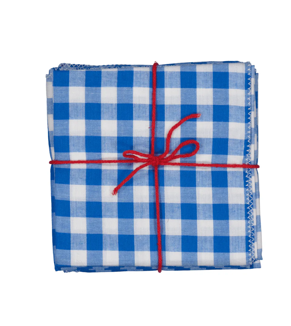 Suzette :: Table Napkins S/4, assorted Checks