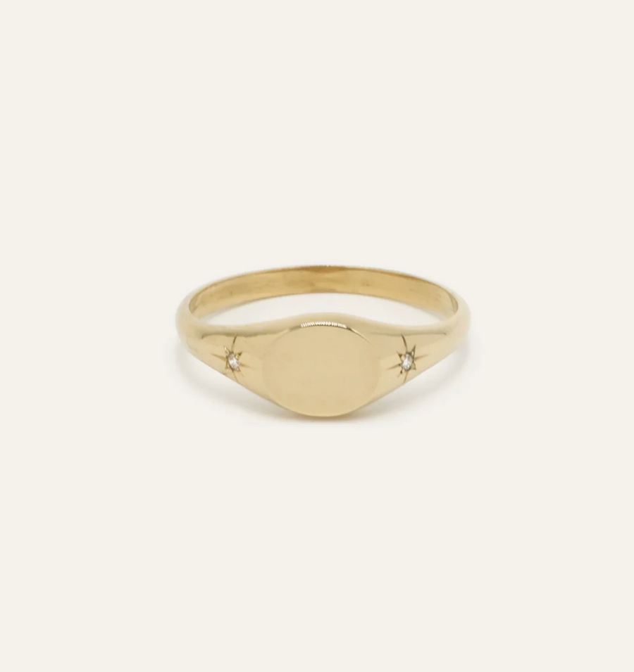 Gjenmi :: Baby Signet Freckle Ring